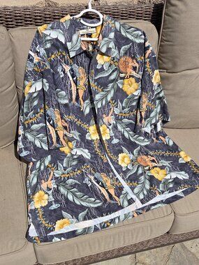 2004 Tommy Bahama 2XL Silk Hawaiian Short Sleeve